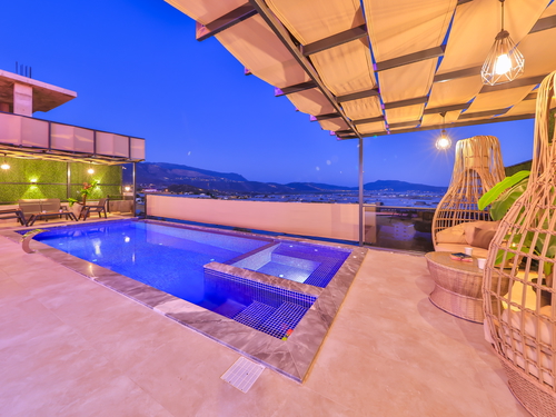  gece  -  Kasım
  | Antalya'nın Gözdesi Kalkan Çavdır'da Jakuzili Ve Saunalı Muhafazakar Villa